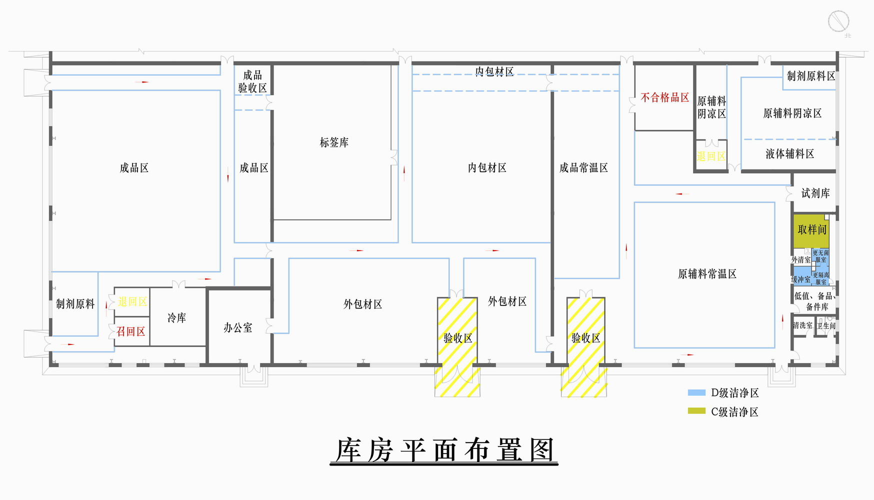 恒溫恒濕倉(cāng)庫(kù)平面圖