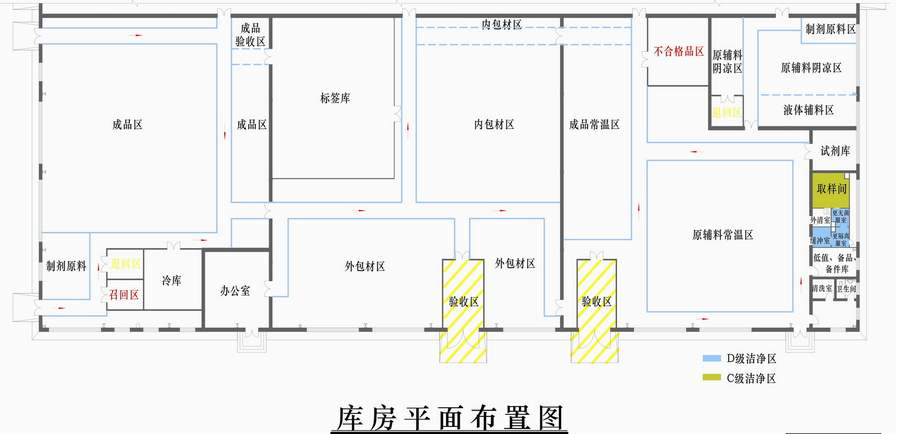 恒溫恒濕庫(kù)房平面設(shè)計(jì)圖